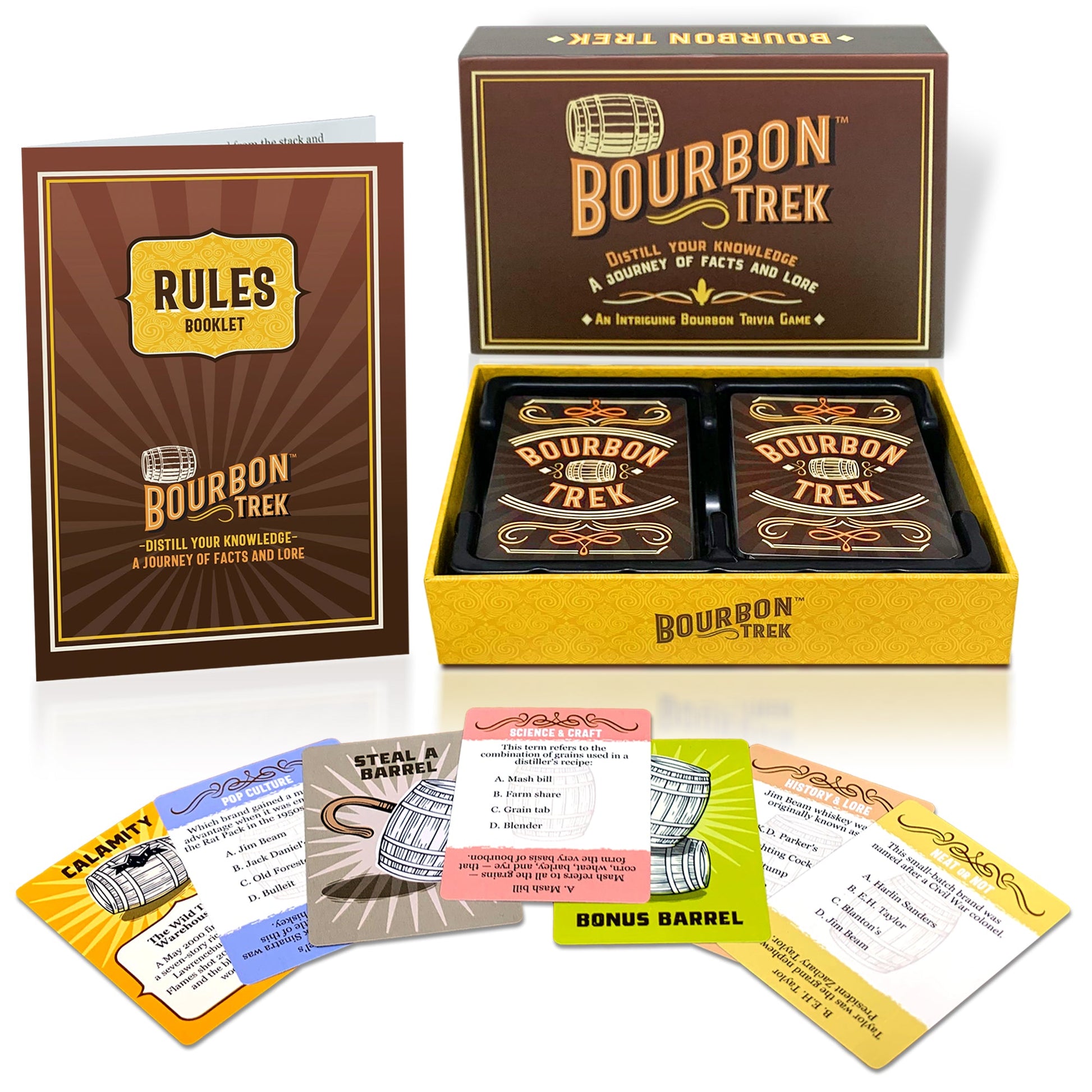 BourbonTrek #1 Bourbon Trivia Game - BourbonTrek