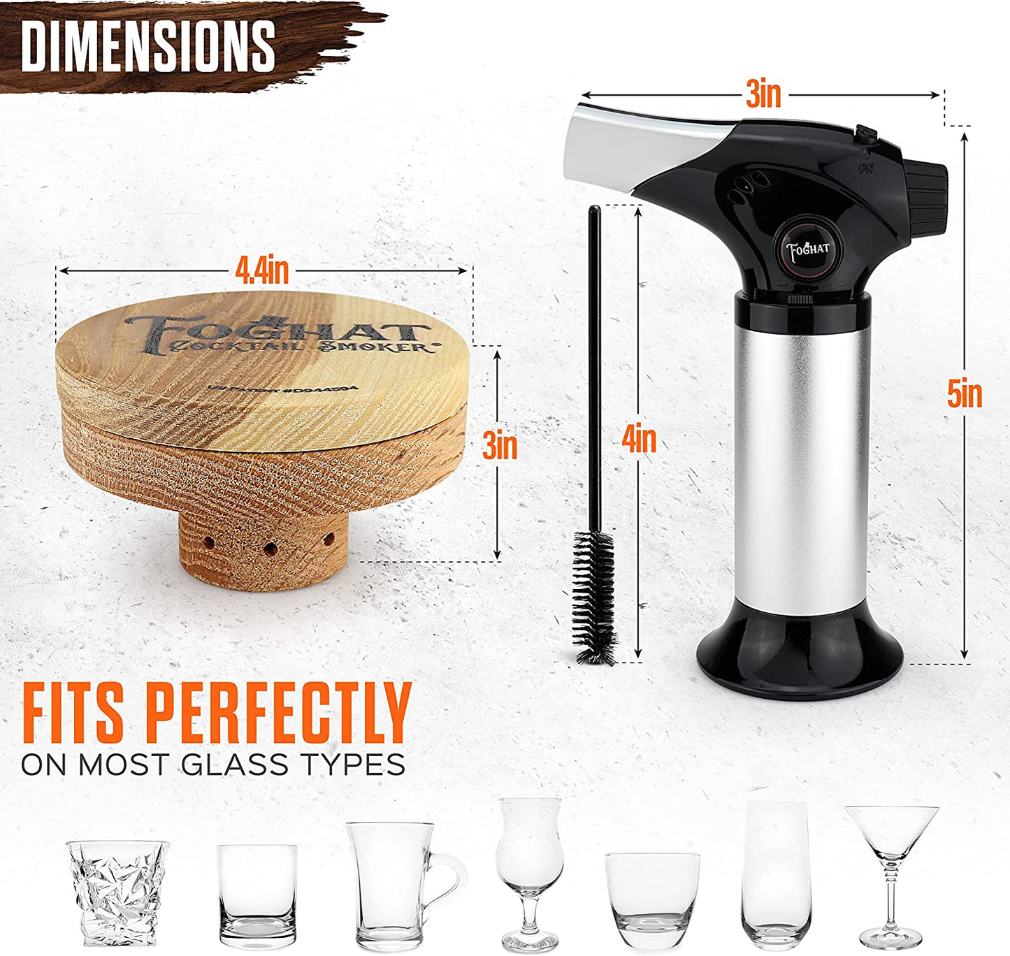 Foghat Cocktail Smoker Kit - BourbonTrek