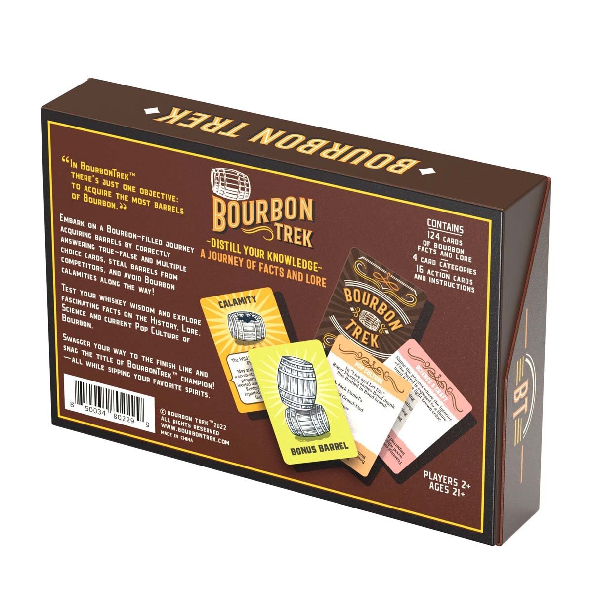 BourbonTrek Whiskey Gift Set & Trivia Game - BourbonTrek