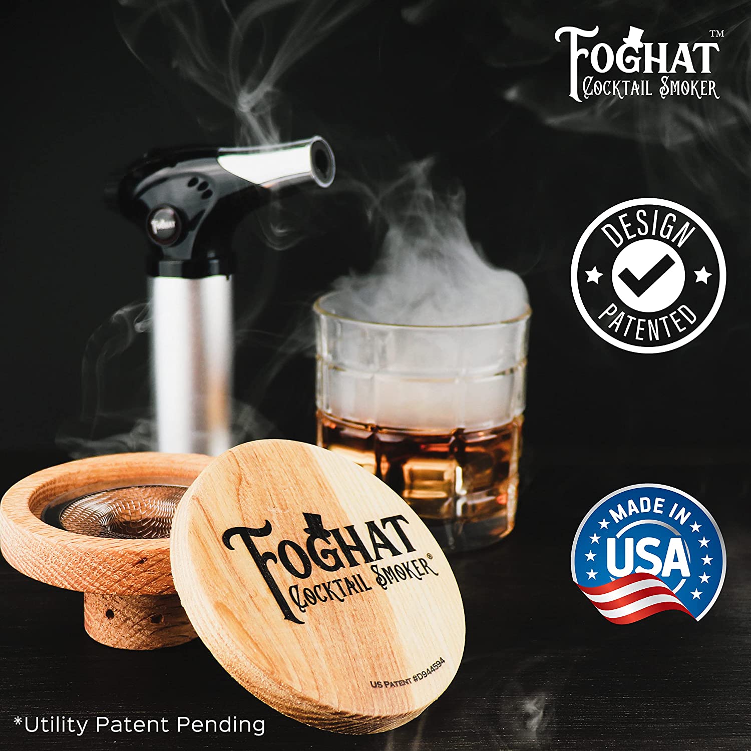 Foghat Cocktail Smoker Kit + Free #1 Bourbon Trek Trivia Game - BourbonTrek